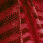 Lycra Glitter Velvet Red - Ribes y Casals