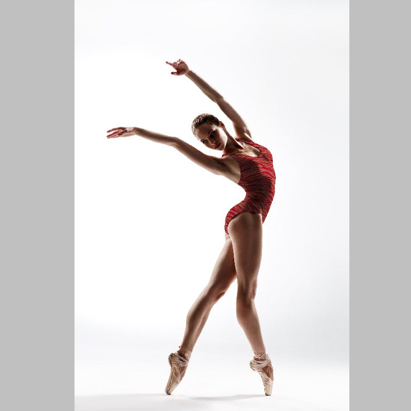 Hologram Lycra Zebra Red - Ribes y Casals