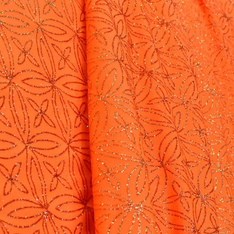 Lycra Purpurina Roja Negra - Ribes y Casals