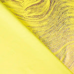 Yellow Marbled Lycra Foil - Ribes y Casals
