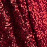 Red Sequin Lycra Fabric on Elastic Tulle - Ribes y Casals