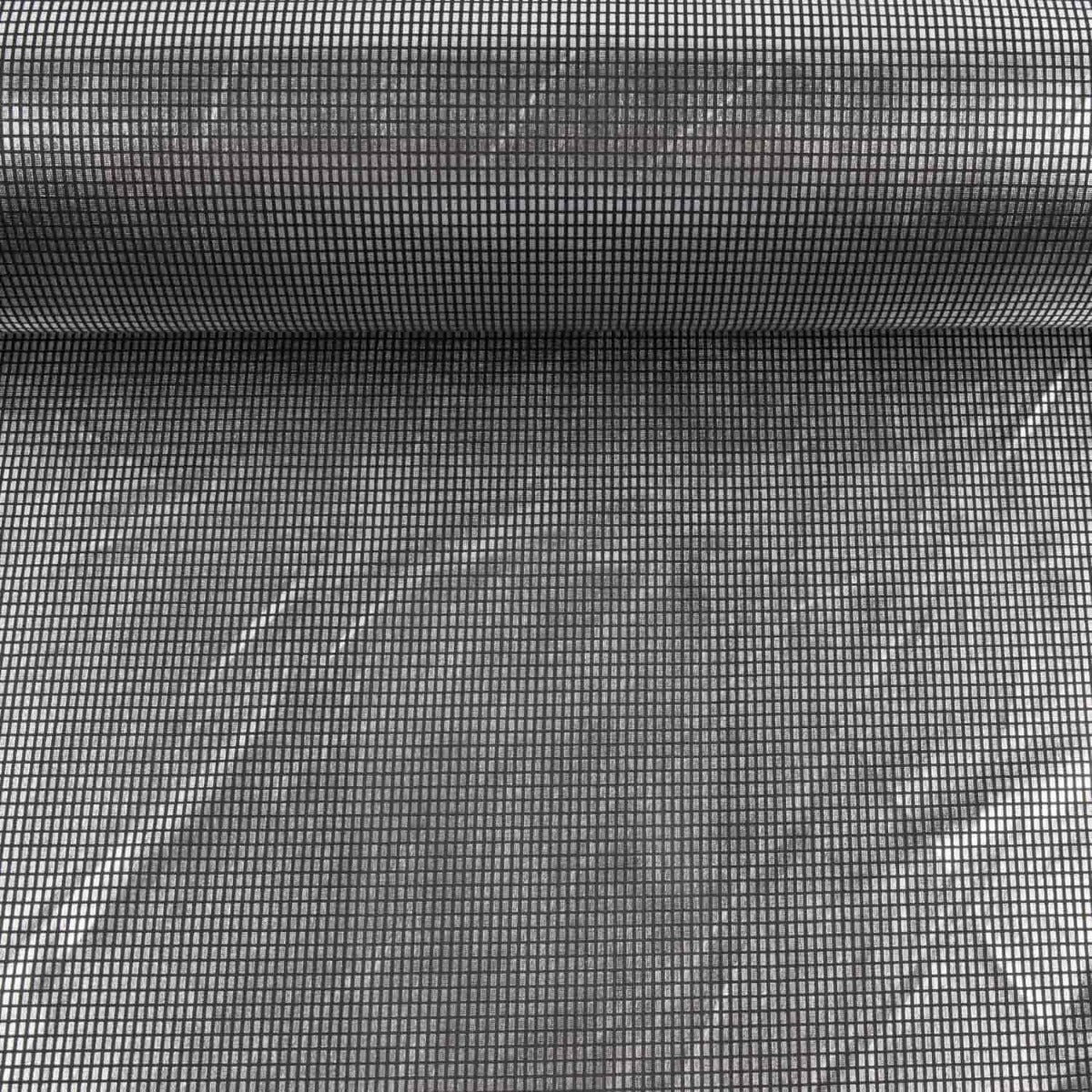 Metallic Printed Stretch Fabric – Disco Silver - Ribes y Casals