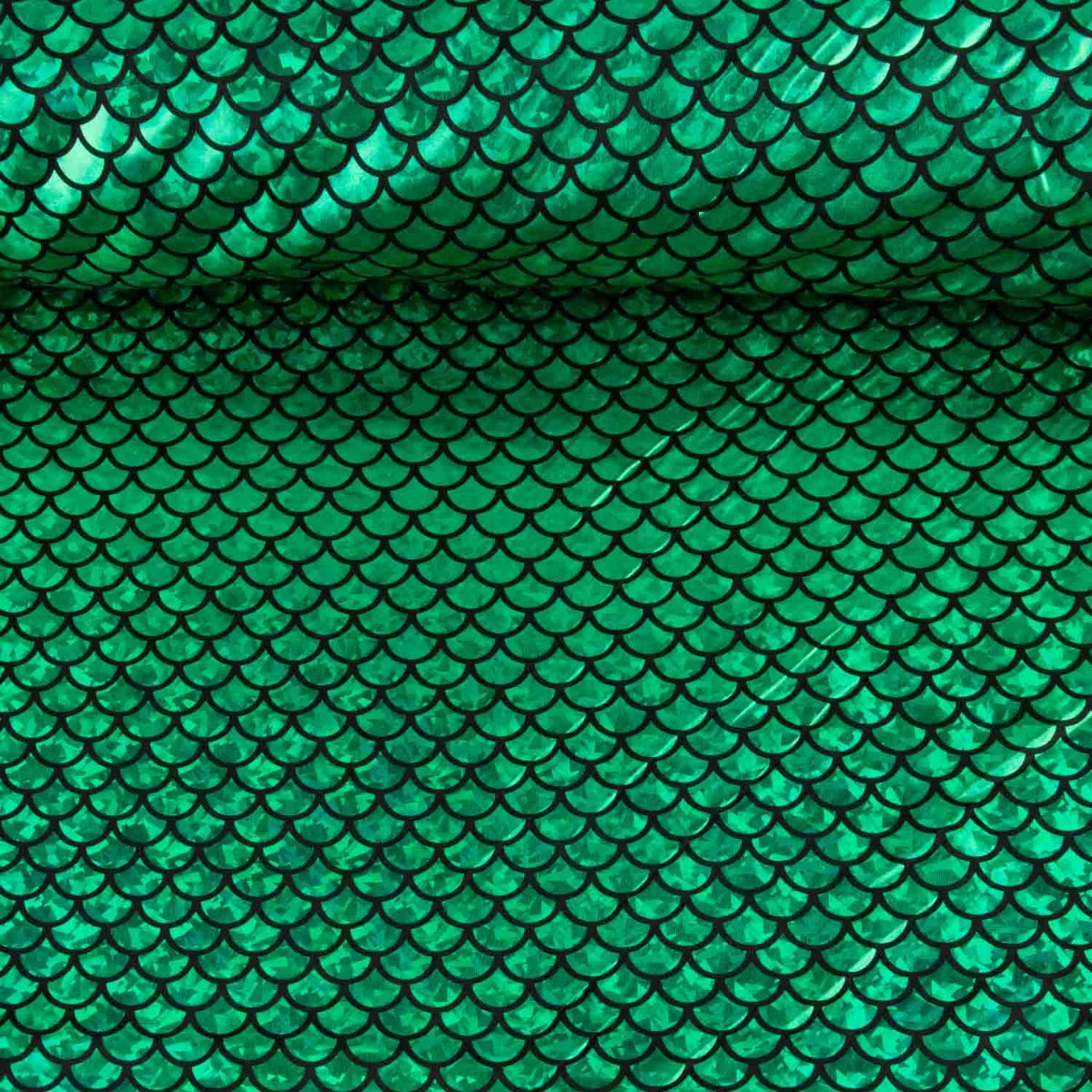 Metallic Printed Stretch Fabric – Aqua Green - Ribes y Casals