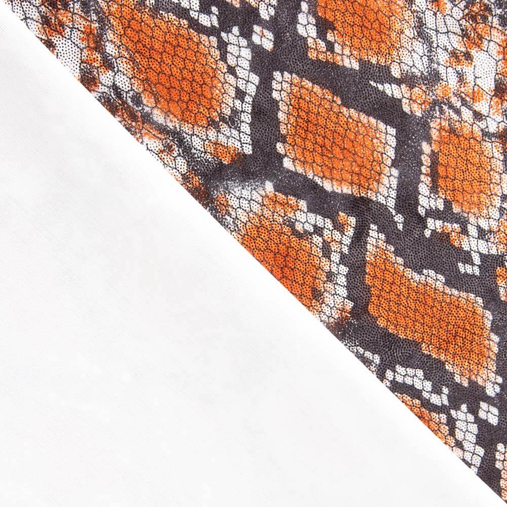 Lycra Lamé Snake Tile - Ribes y Casals