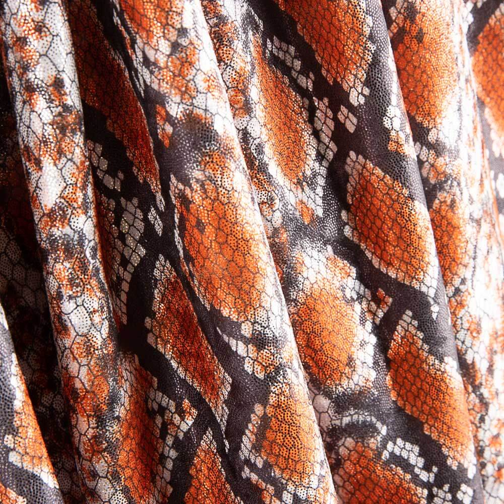 Lycra Lamé Snake Tile - Ribes y Casals