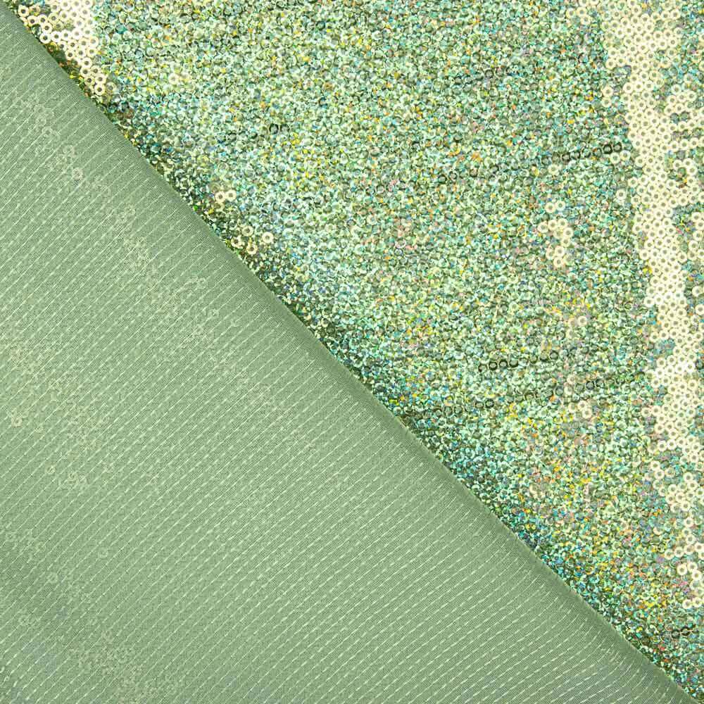 Apple Green Holographic Lycra Sequin - Ribes y Casals