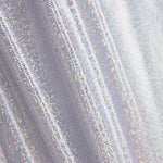 Retal Lycra Mystique Holograph Blanco 90x140 cm - Ribes y Casals