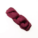 Silk Fringe Yarn – Burgundy - Ribes y Casals