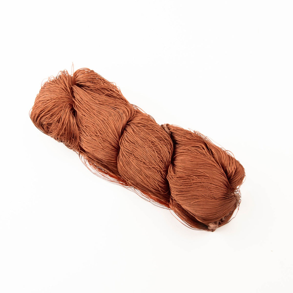 Silk Fringe Yarn – Rust - Ribes y Casals