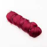 Silk Fringe Yarn – Ruby Red - Ribes y Casals