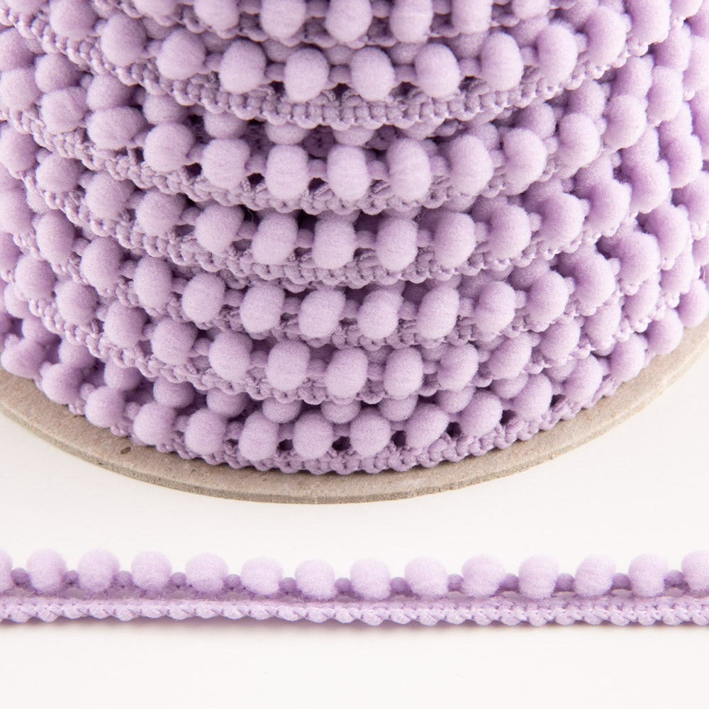Pompom Trim Mini Lilac - Ribes y Casals