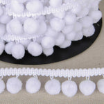 Pompom Trim Maxi Blanc - Ribes y Casals