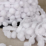 Pompom Trim Maxi Blanc - Ribes y Casals