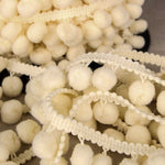 Pompom Trim Maxi Ecru - Ribes y Casals