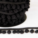 Pompom Trim Maxi Black - Ribes y Casals