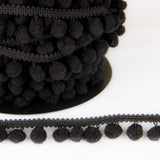 Pompom Trim Maxi Black - Ribes y Casals