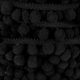 Pompom Trim Maxi Black - Ribes y Casals