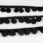 Pompom Trim Maxi Black - Ribes y Casals