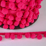 Pompom Trim Maxi Pink Fluo - Ribes y Casals