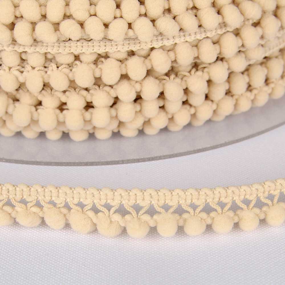 Pompom Trim Mini Beige - Ribes y Casals