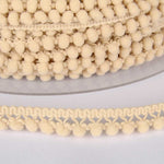 Pompom Trim Mini Beige - Ribes y Casals