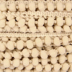 Pompom Trim Mini Beige - Ribes y Casals