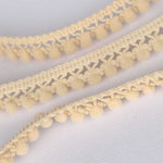 Pompom Trim Mini Beige - Ribes y Casals