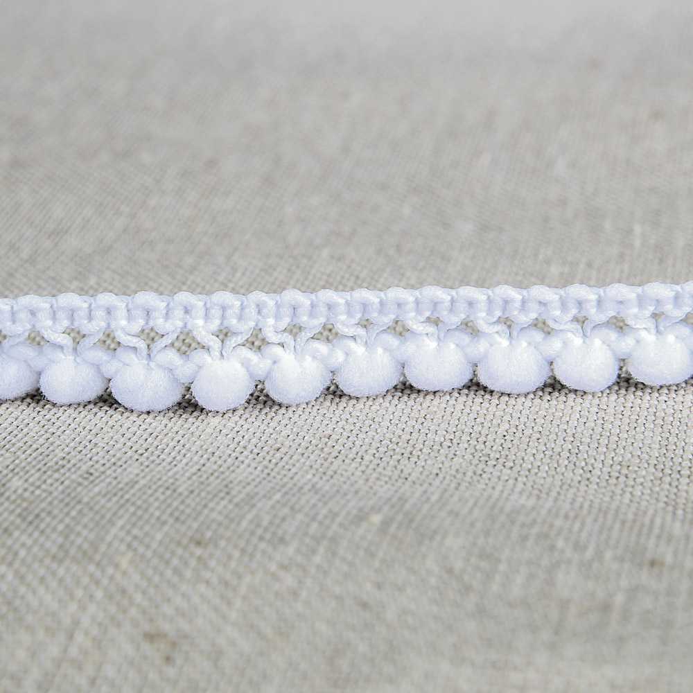Pompom Trimming Mini White - Ribes y Casals