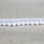 Pompom Trimming Mini White - Ribes y Casals