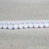 Pompom Trimming Mini White - Ribes y Casals