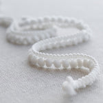 Pompom Trimming Mini White - Ribes y Casals