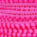 Pompom Trim Mini Pink Fluo - Ribes y Casals