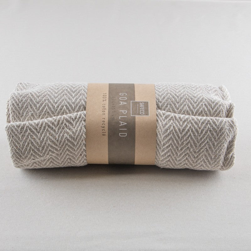 Plaid Blanket Beige - Ribes y Casals