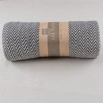 Plaid Blanket Black - Ribes y Casals