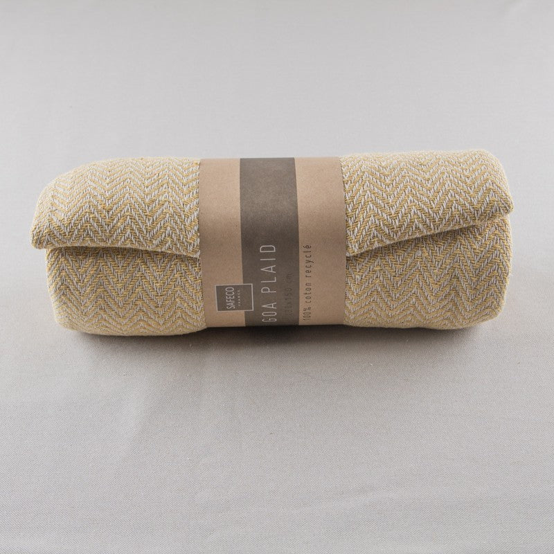 Plaid Blanket Ochre - Ribes y Casals