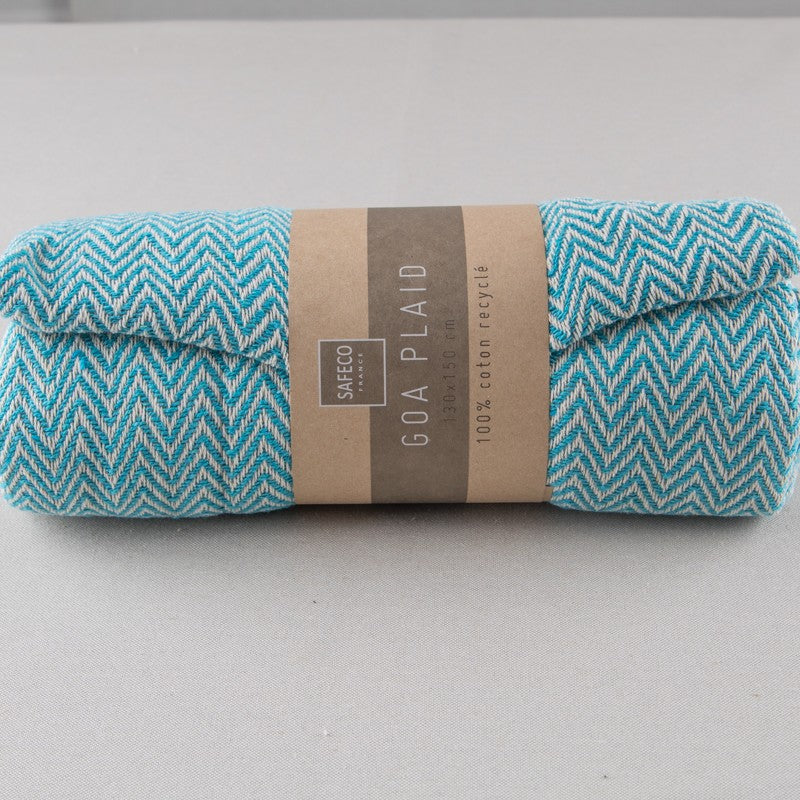 Plaid Blanket Turquoise - Ribes y Casals