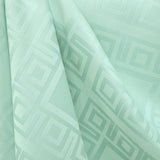 Check Damask Tablecloth Aquamarine - Ribes y Casals