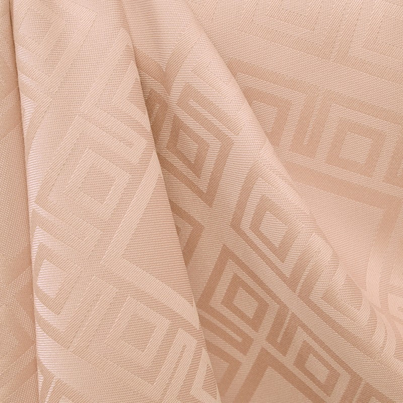 Check damask tablecloth, Salmon - Ribes y Casals