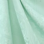 Floral Damask Tablecloth, Aquamarine - Ribes y Casals