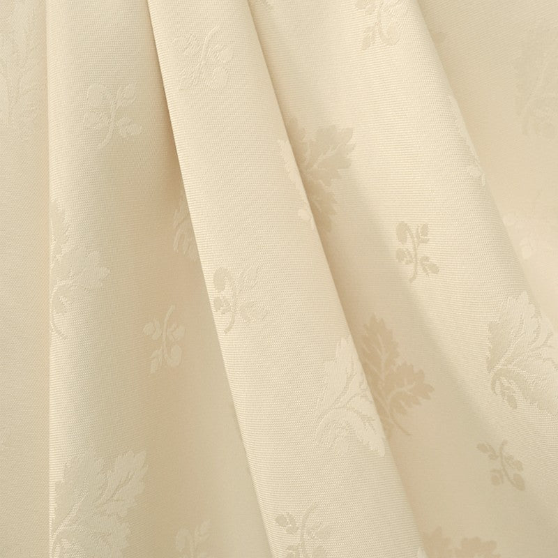 Leaf Print Damask Tablecloth Beige - Ribes y Casals