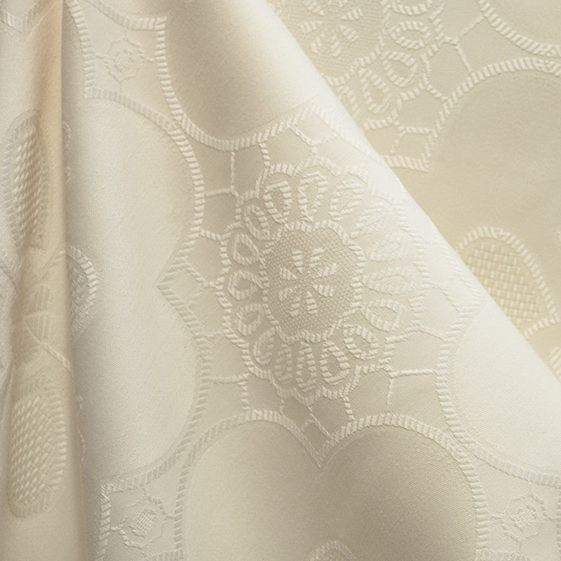 Clover damask tablecloth, Ecru - Ribes y Casals