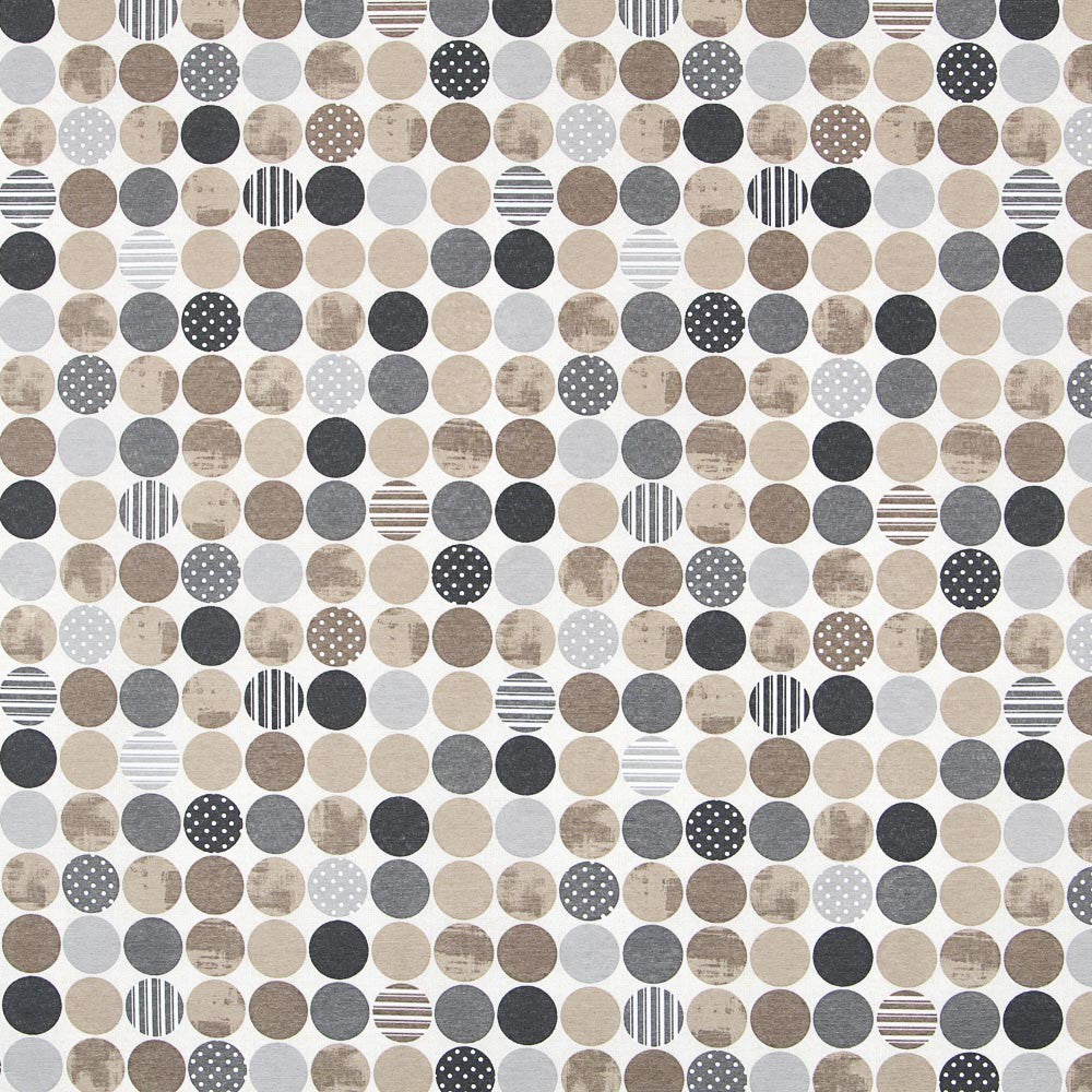 Anti-Spot Tablecloth Beige Balls - Ribes y Casals