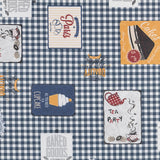 Anti Stains Tablecloth Cake Blue - Ribes y Casals