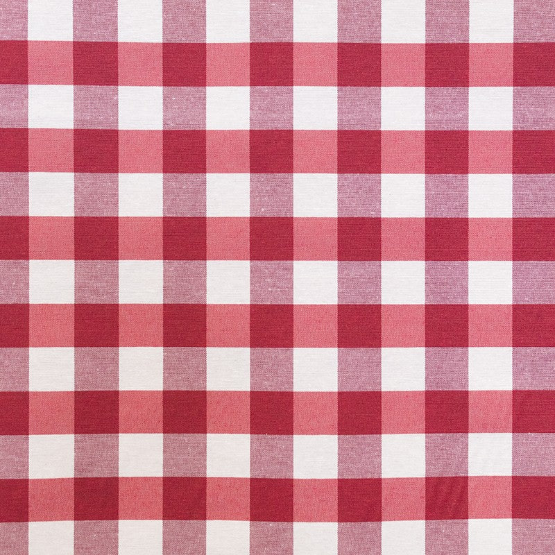Tablecloth Stainproof Checks Green Red - Ribes y Casals