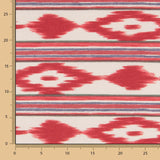 IKAT Mallorca Red Anti-stain Tablecloth - Ribes y Casals