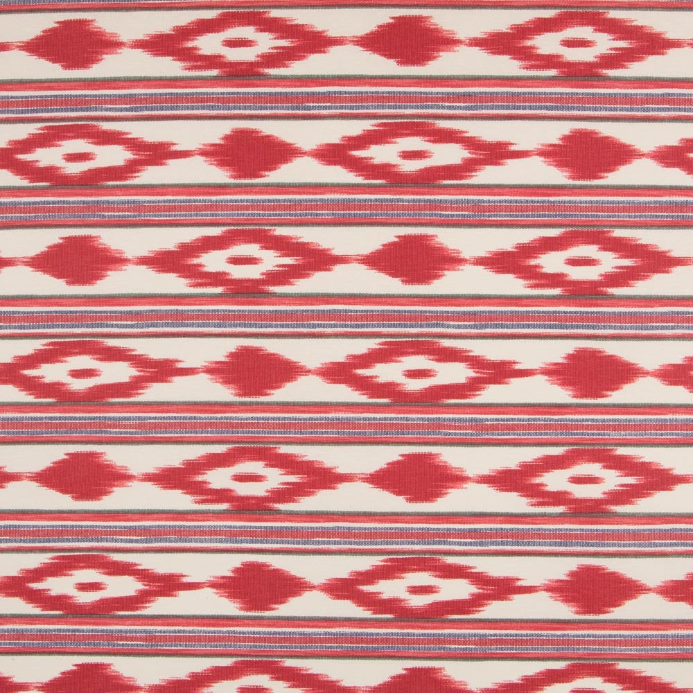 IKAT Mallorca Red Anti-stain Tablecloth - Ribes y Casals