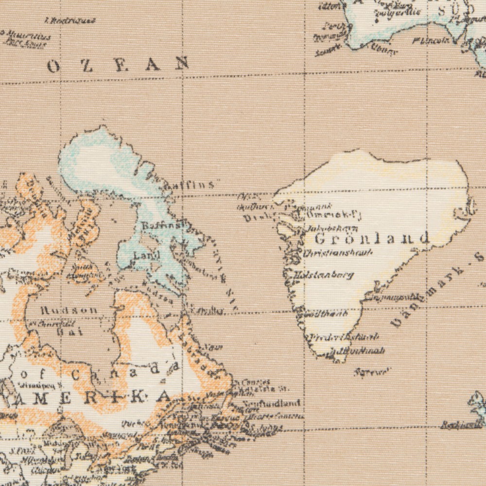 Anti-stain Tablecloth Sand World Map - Ribes y Casals