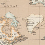 Anti-stain Tablecloth Sand World Map - Ribes y Casals