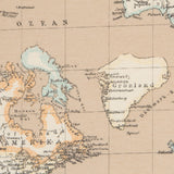 Anti-stain Tablecloth Sand World Map - Ribes y Casals