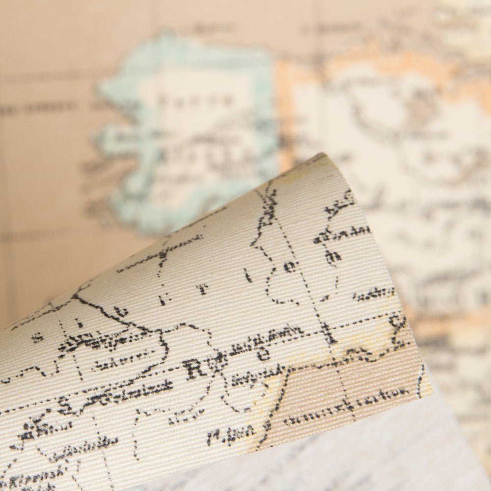 Anti-stain Tablecloth Sand World Map - Ribes y Casals